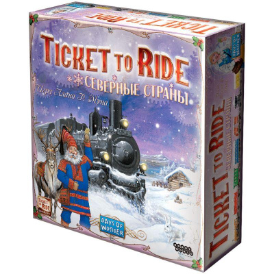 Настольная игра Ticket to Ride Северные страны Hobby World 1702 01